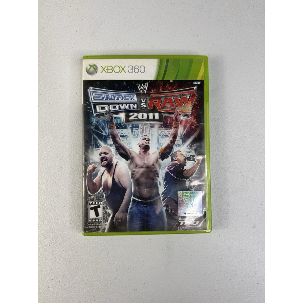 WWE Smackdown vs. Raw 2011 Microsoft Xbox 360, 2010, Complete in Box